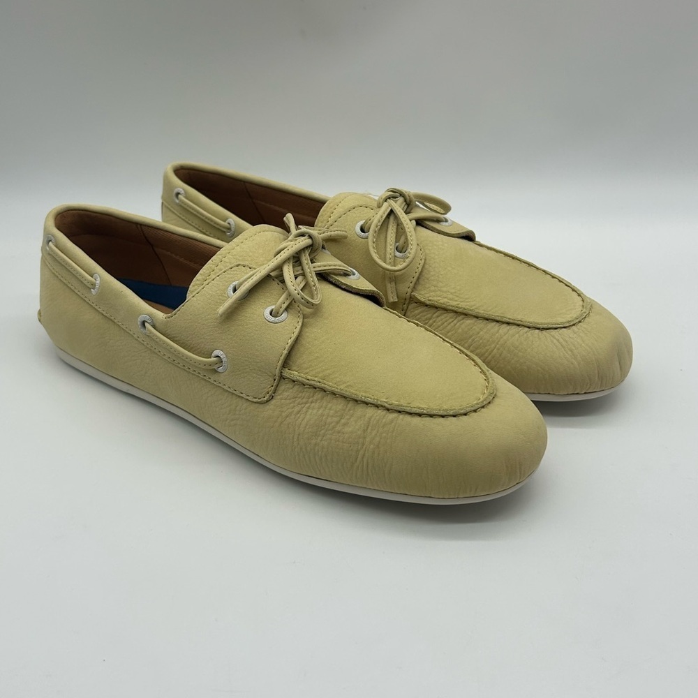 Sperry Slimboat Leather Boat Shoes Light Yellow Women’s US Size 11 New With Box - Picture 4 of 11